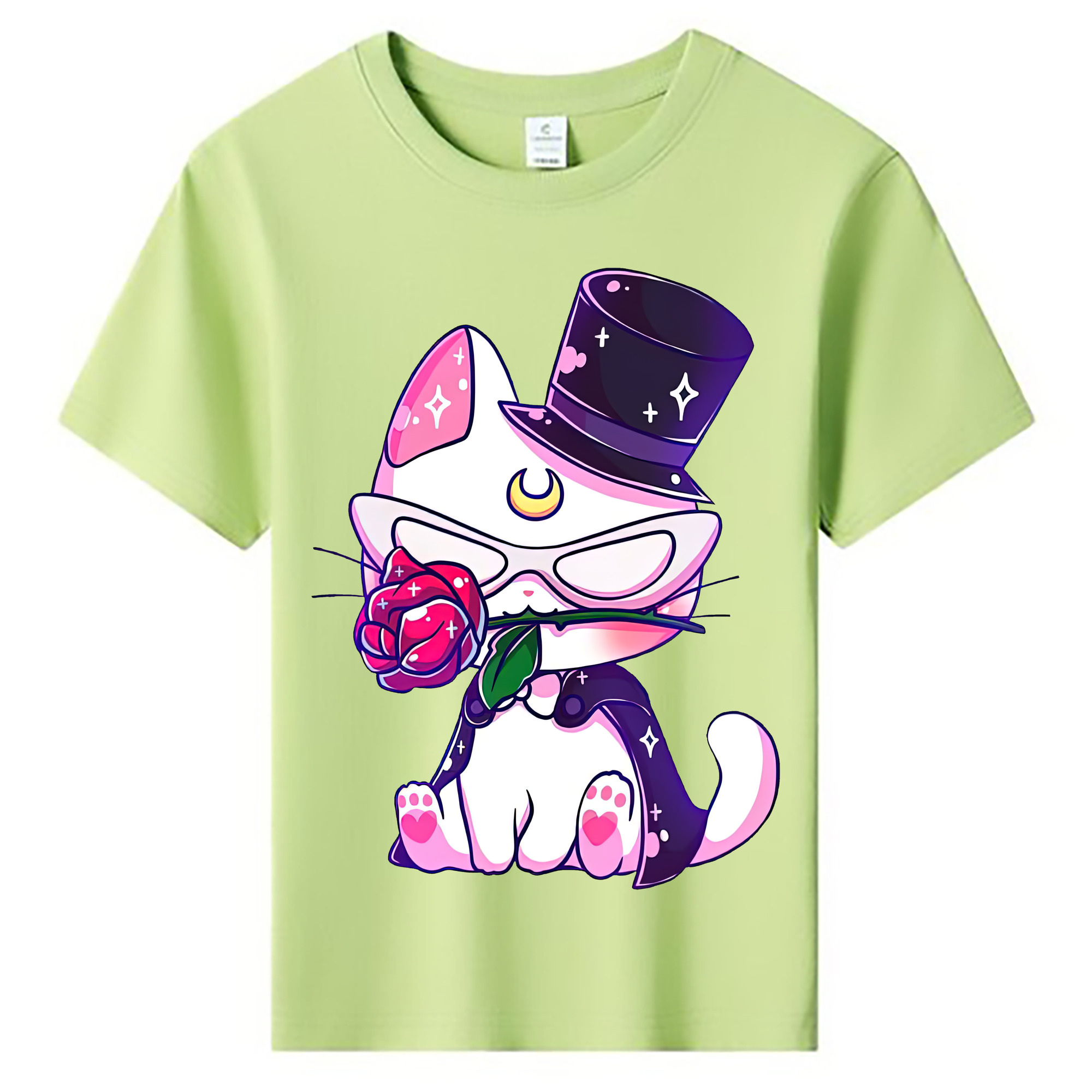（画像用） 美少女戦士セーラームーン Sailor Moon 綿100％キッズTシャツ（フロントプリント）